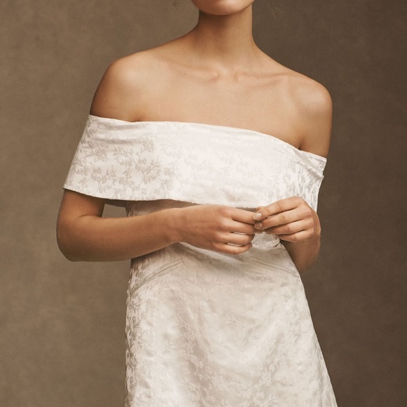 BHLDN Ingrid off the shoulder mini dress - Picture 4 of 6